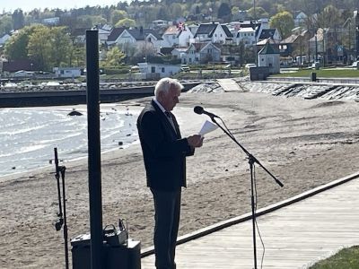 Leder av Moss Sjømannsforening Tom Davidson